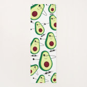 Cute Avocado Swag Cartoon Yogamat (Achterkant)