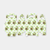 Cute Avocado Tekening Green Polka Dots Bedankdoosjes (Uitgevouwen)