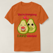 Cute Avocado Valentijn Couple Youx27re Alles T-shirt (Design voorkant)