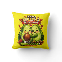 Cute Avocado Valentijnsdag Liefdesontwerp, kawaii