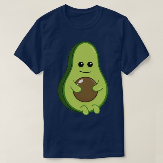 Cute Avocado Vegetables T-shirt (Design voorkant)