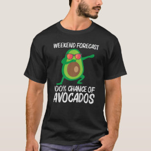 Cute Avocado voor mannen, gezond Plant voor fruit T-shirt