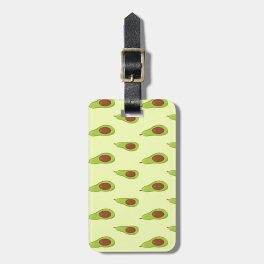 Cute Avocadobagagelabel Bagagelabel (Voorkant verticaal)