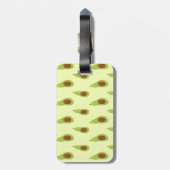 Cute Avocadobagagelabel Bagagelabel (Achterkant verticaal)