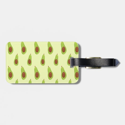 Cute Avocadobagagelabel Bagagelabel (Achterkant horizontaal)