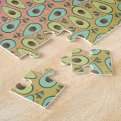 Cute Avocado's en Regenboog Ombre Gradiënt Legpuzzel (Zijkant)