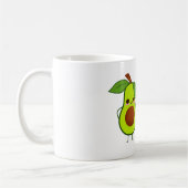 Cute Avocados houdt mok in handen (Links)