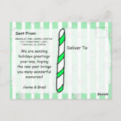 Cute Avocados Persoonlijke Kerstmis Briefkaart (Achterkant)