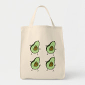 Cute Avocados Tote Bag (Voorkant)
