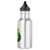 cute avocadosticker, lachende tranen van vreugdeSt Waterfles (Rechts)