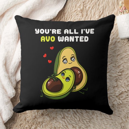 Cute AvoWanted Joke Kussen (Deken)