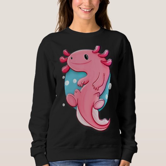 Cute Axolotl Animal Trui (Voorkant)