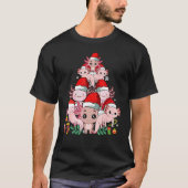 Cute Axolotl Christmas Tree For Axolotl  Xmas Pjs T-shirt (Voorkant)