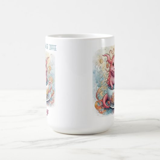 Cute Axolotl Coffee Mok (Center)