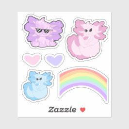 Cute Axolotl Collectie Sticker