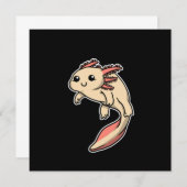Cute Axolotl Costume Amphibian Gift Idee Kaart (Voorkant / Achterkant)