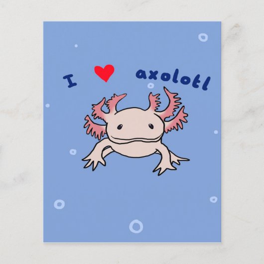 Cute Axolotl Gift| Axolotl voor Valentijns (Voorkant)