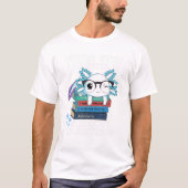 Cute Axolotl houdt nooit op met Axolotl vragen te  T-shirt (Voorkant)