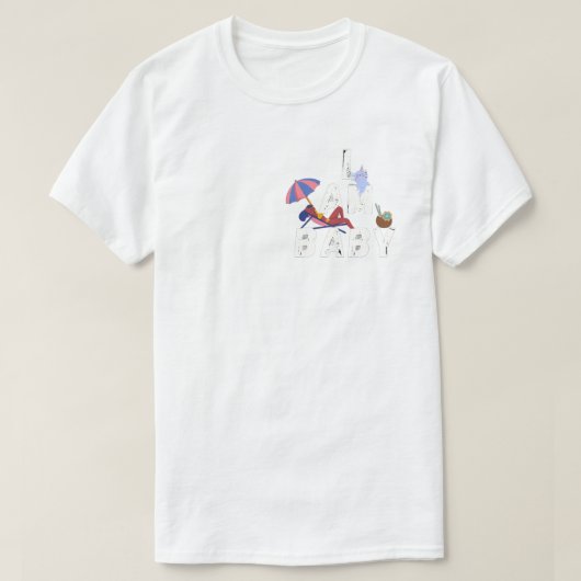 Cute Axolotl 'I Am Baby' Kawaii T-Shirt" T-shirt (Design voorkant)