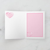 Cute Axolotl Ik Hou Van Jou Vouwkaart Kaart (Binnen)