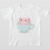 Cute axolotl in a cup t-shirt (Laagn)