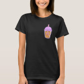Cute Axolotl In Boba Tea T-shirt (Voorkant)