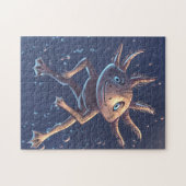 Cute axolotl in water legpuzzel (Horizontaal)