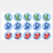 Cute Axolotl Karakter Sticker Vel (Vel)
