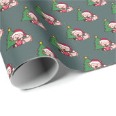 Cute Axolotl Kerstmis Cadeaupapier (Rol Hoek)