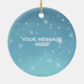 Cute Axolotl Kerstmis Keramisch Ornament (Achterkant)