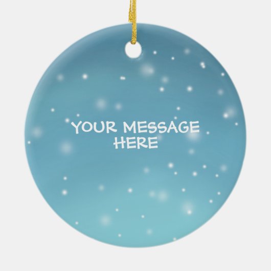 Cute Axolotl Kerstmis Keramisch Ornament (Achterkant)