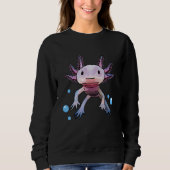Cute Axolotl Kinder jeugd Amfibian Mexican Walking Trui (Voorkant)