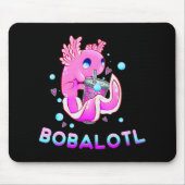 Cute Axolotl Lover Bobalotl Boba Kawaii Anime Japa Muismat (Voorkant)