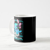 Cute Axolotl Lover Gamesalotl Gaming Axolotl Kinde Koffiemok (Voorkant links)