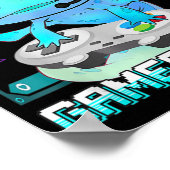 Cute Axolotl Lover Gamesalotl Gaming Axolotl Kinde Poster (Hoek)