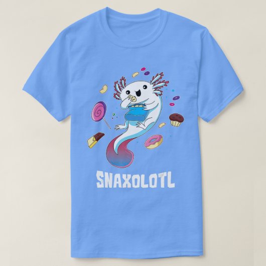 Cute Axolotl Lover Snaxolotl (107) T-shirt (Design voorkant)
