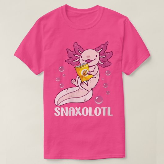 Cute Axolotl Lover Snaxolotl (115) T-shirt (Design voorkant)