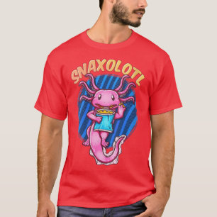 Cute Axolotl Lover Snaxolotl (117) T-shirt