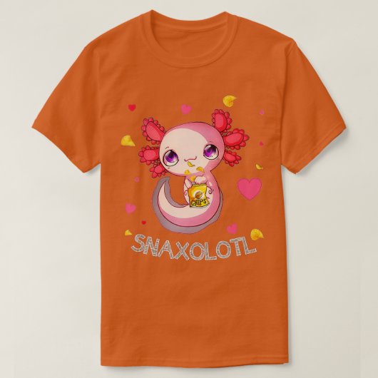 Cute Axolotl Lover Snaxolotl (75) T-shirt (Design voorkant)