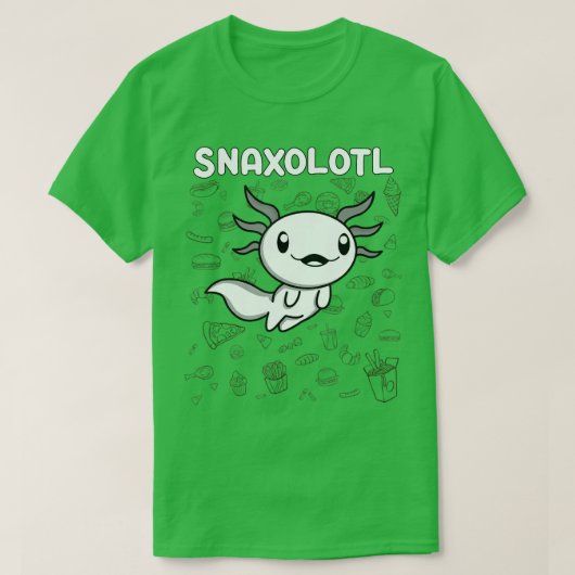 Cute Axolotl Lover Snaxolotl (78) T-shirt (Design voorkant)