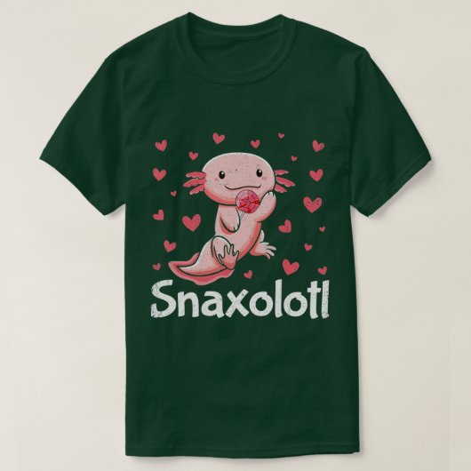 Cute Axolotl Lover Snaxolotl (88) T-shirt (Design voorkant)