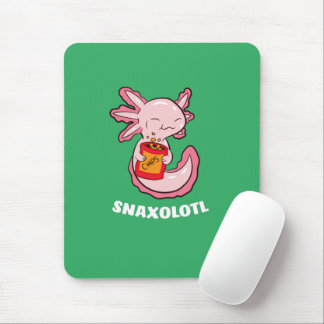 Cute Axolotl Lover Snaxolotl Kawaii Axolotl Food Muismat