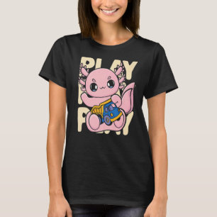 Cute Axolotl met vrachtwagen voor vrachtwagen T-shirt