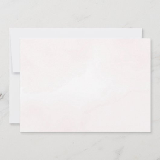 Cute Axolotl Roze Meisje Verjaardagsfoto  Bedankkaart (Achterkant)