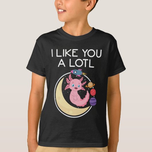 Cute Axolotl Salamander, zoals jij een lol-astrona T-shirt (Voorkant)