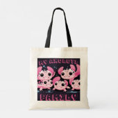 Cute axolotl tote bag (Achterkant)