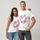 Cute Axolotls Yin Yang T-shirt (Unisex)