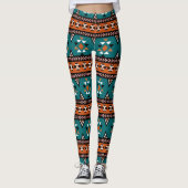 Cute Aztec Print Leggings (Voorkant)
