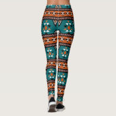 Cute Aztec Print Leggings (Achterkant)