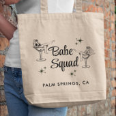 Cute Babe Squad Meidenavakantie Tote Bag